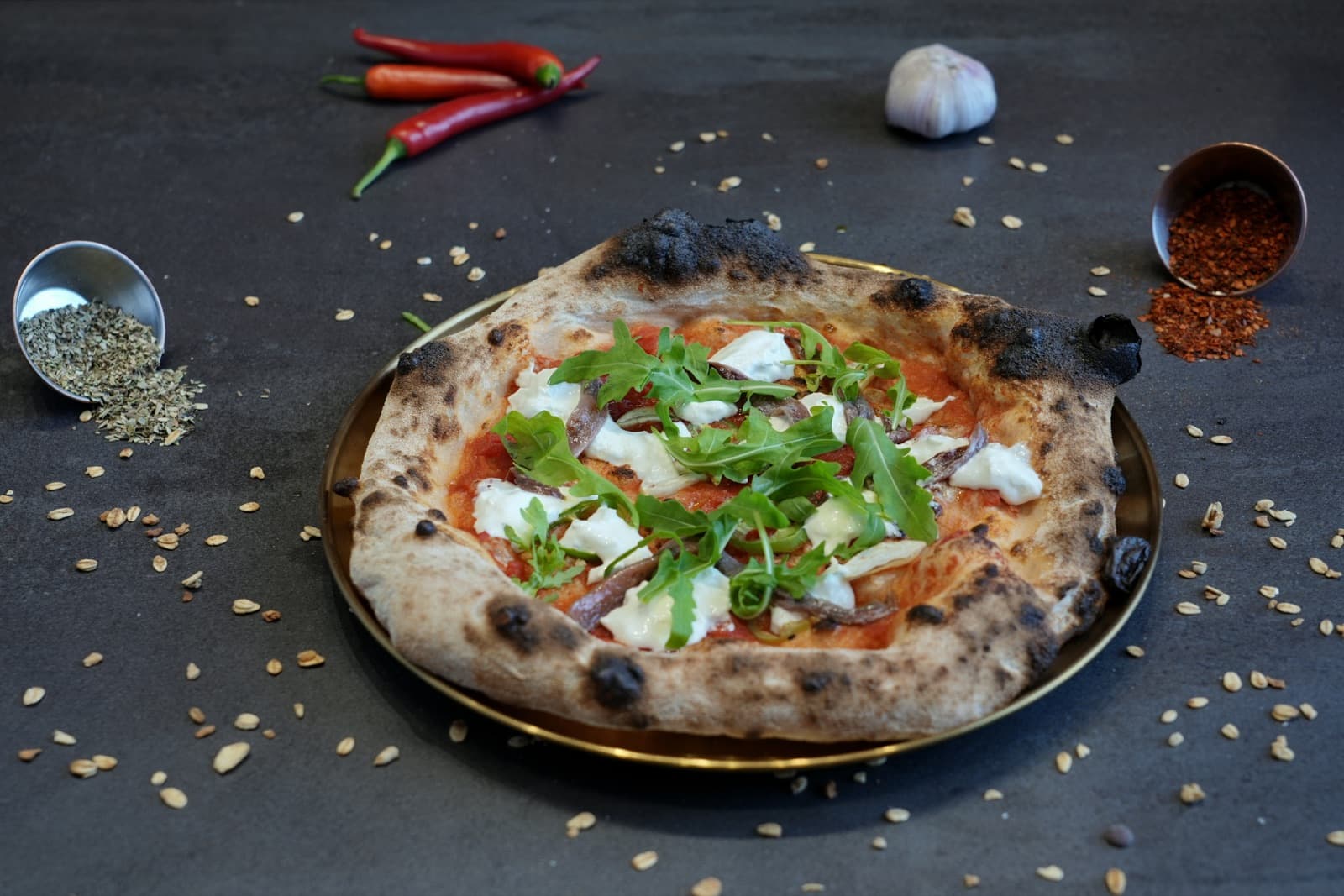 Acciughe e Stracciatella